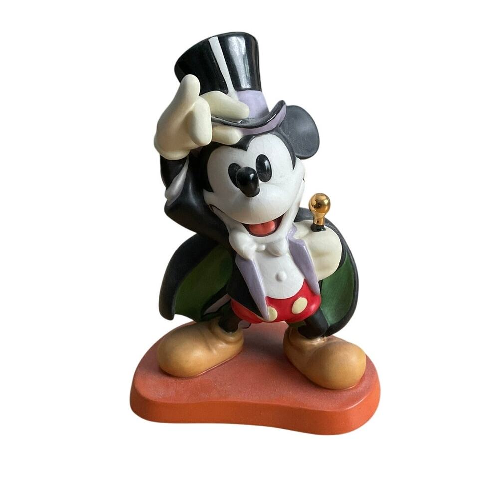 1997 Walt Disney Collectors Society Magician Mickey Figurine On With The Show